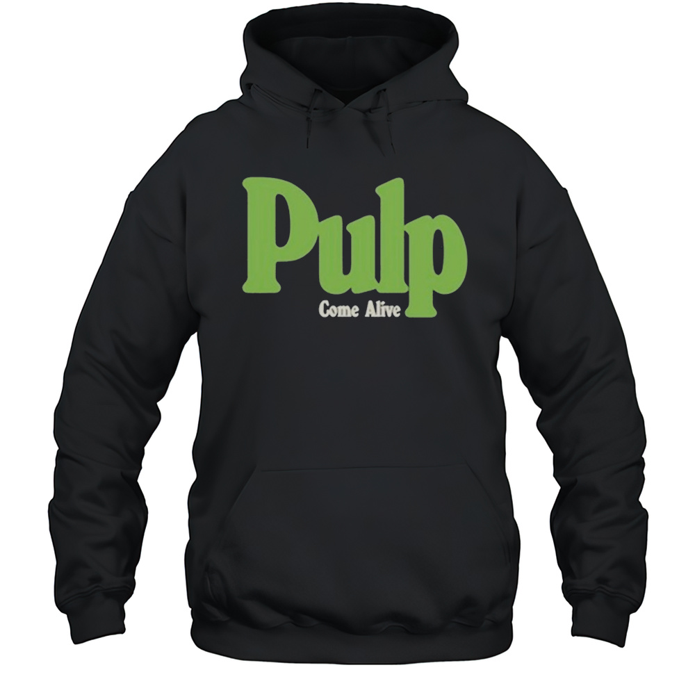 Pulp Come Alive Black Shirt Unisex Hoodie