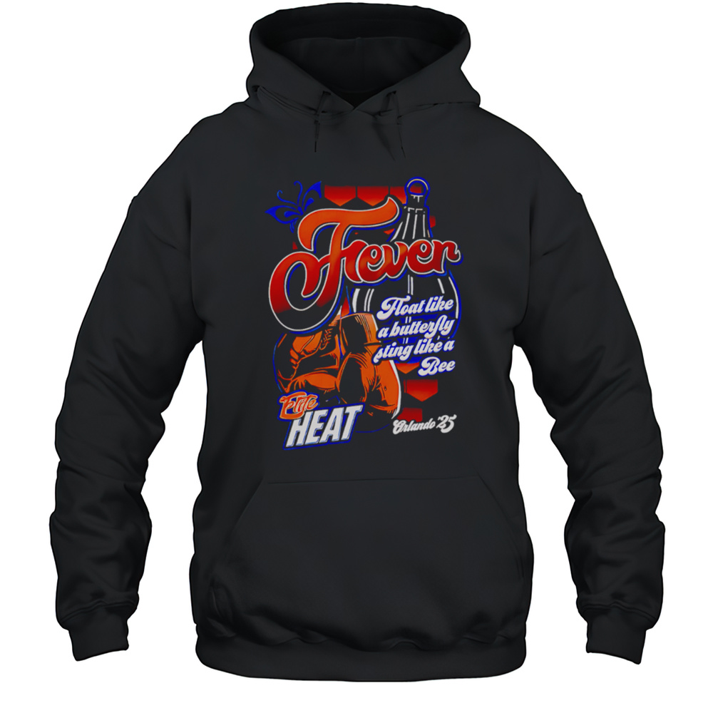 River Boat Like A Butterfly Sting Like A Bee Fire Heat Orlando 25 Shirt Unisex Hoodie