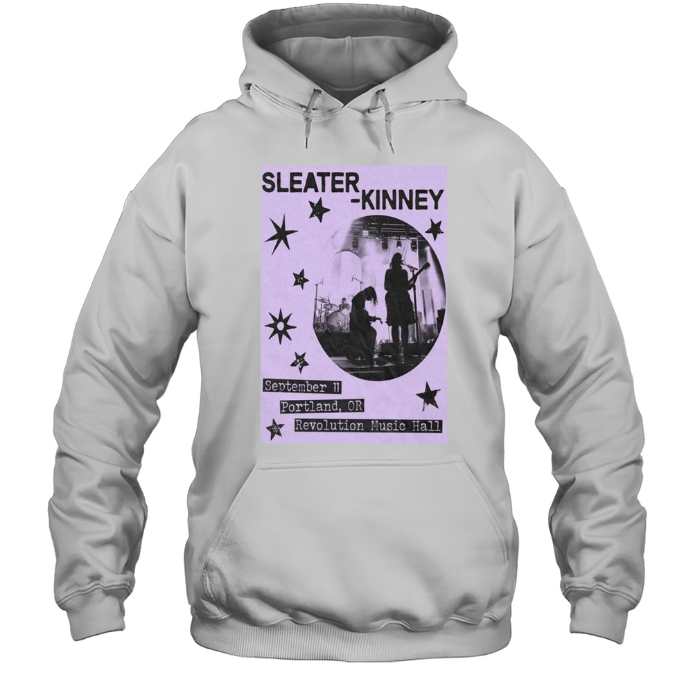 Sleater Kinney Sept 11 2025 Portland OR Shirt Unisex Hoodie