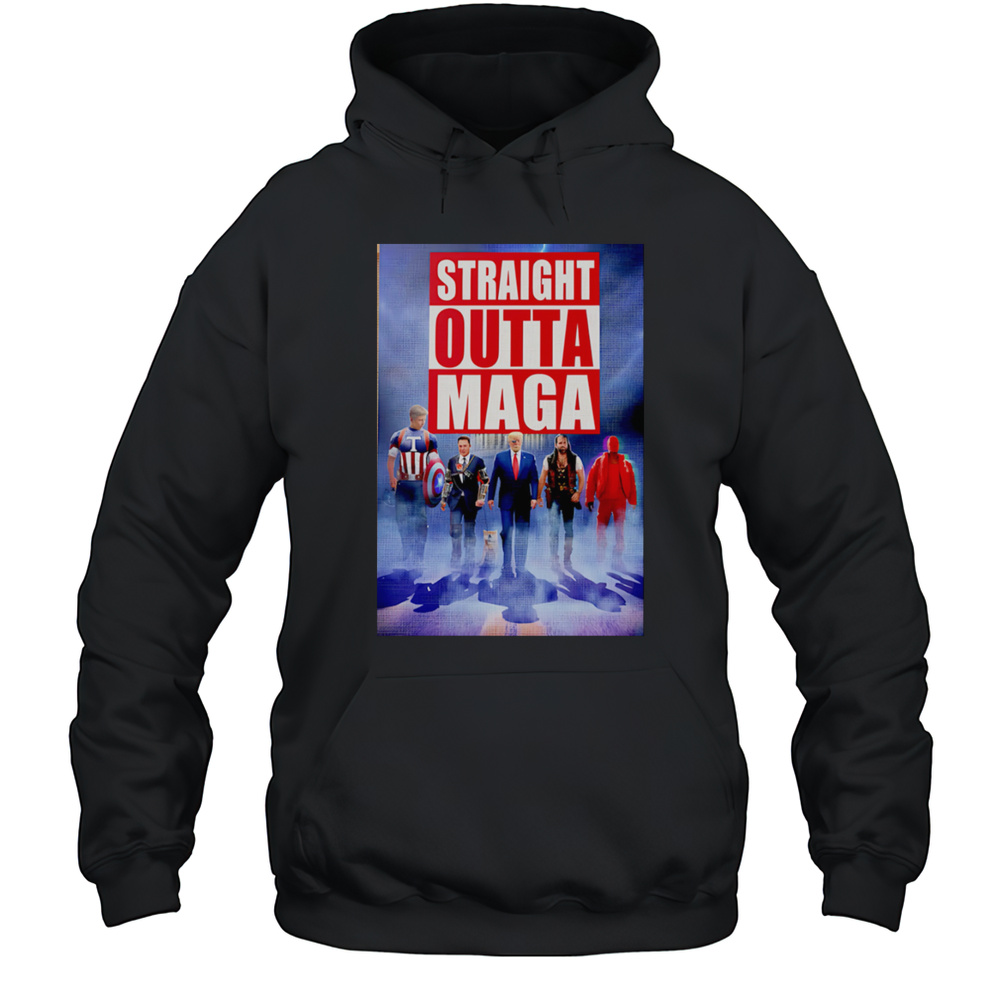 Straight Outta MAGA Shirt Unisex Hoodie
