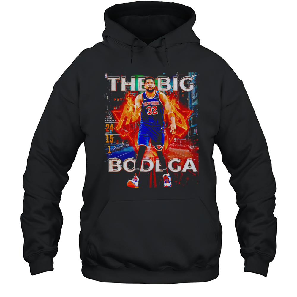 The Big Bodega Karl-Anthony Towns Knicks On Fire Shirt Unisex Hoodie