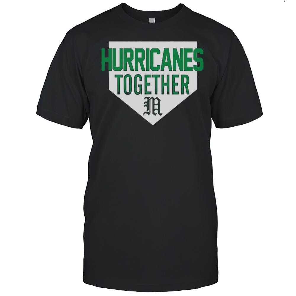 2025 Hurricanes Together Miami Hurricanes Special Edition Baseball Shirt