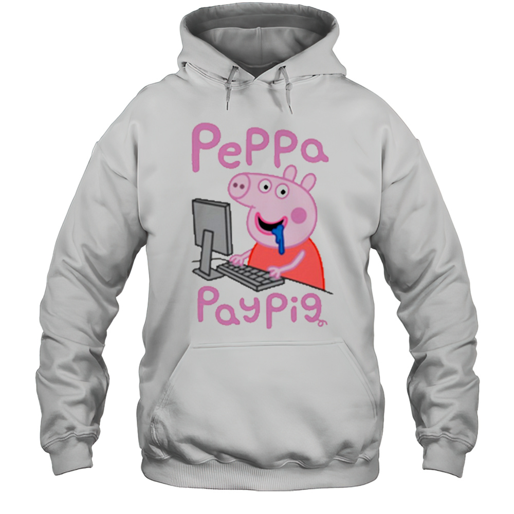 Cartoon Pay Pig Shirt Unisex Hoodie