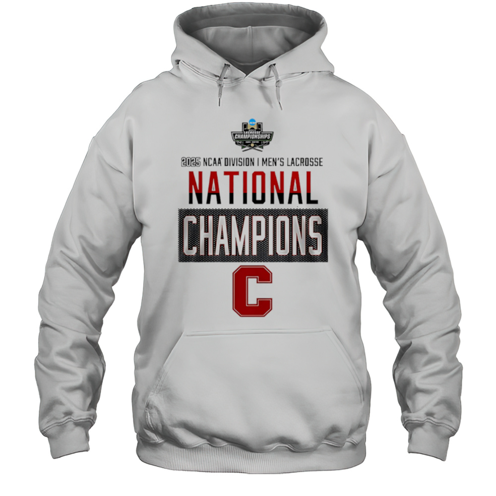 Cornell Big Red 2025 NCAA Mens Lacrosse National Champions Shirt Unisex Hoodie