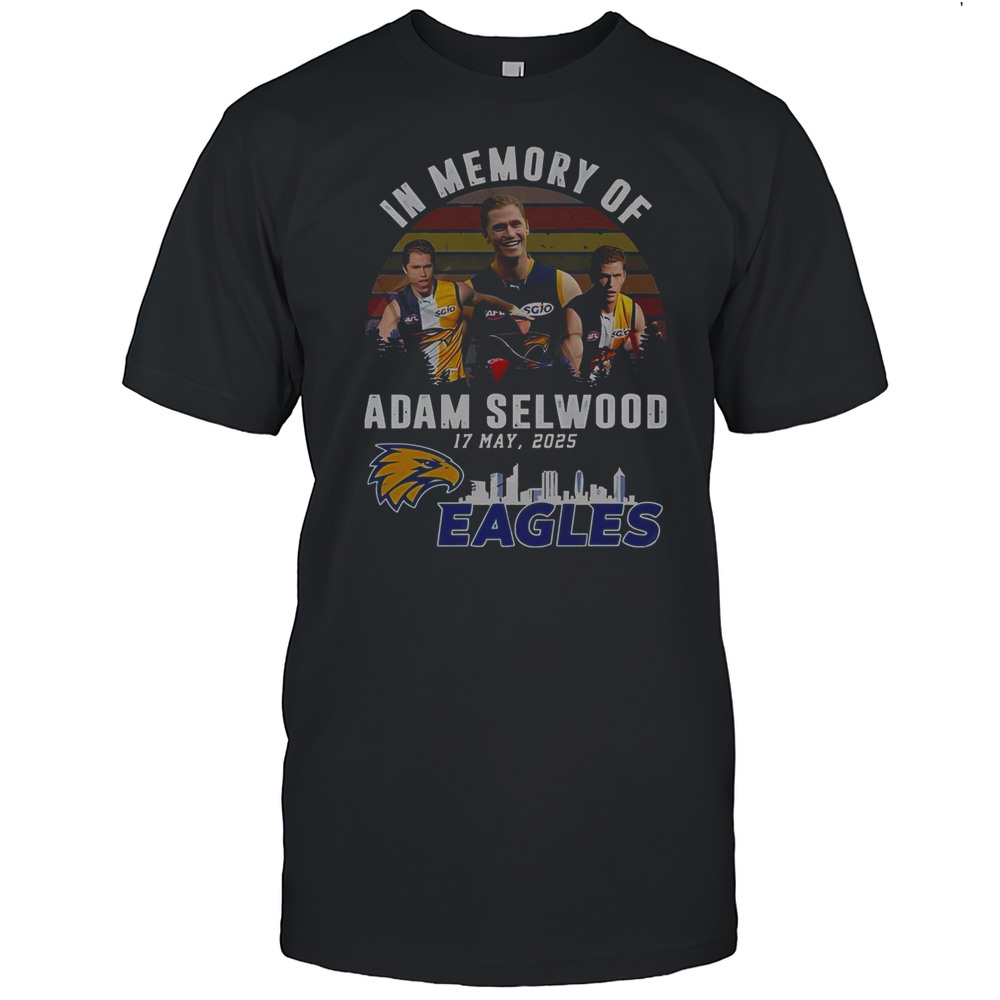 In Memory Of Adam Selwood 2025 X West Coast Eagles Limited Edition T-Shirt