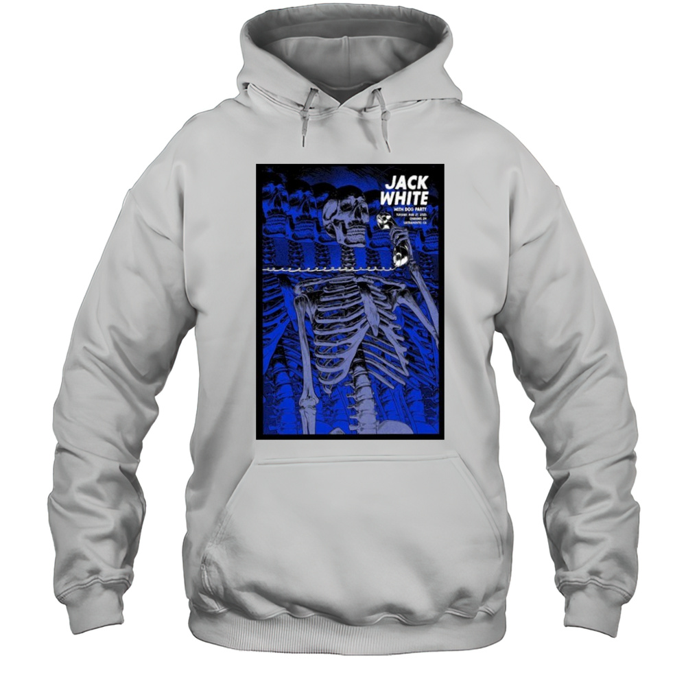 Jack White Sacramento California 2025 Poster Shirt Unisex Hoodie