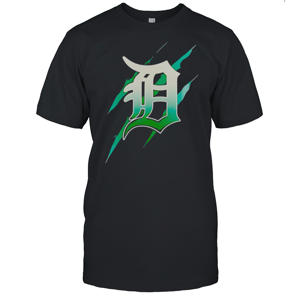Jurassic World Rebirth Detroit Tigers Logo Shirt