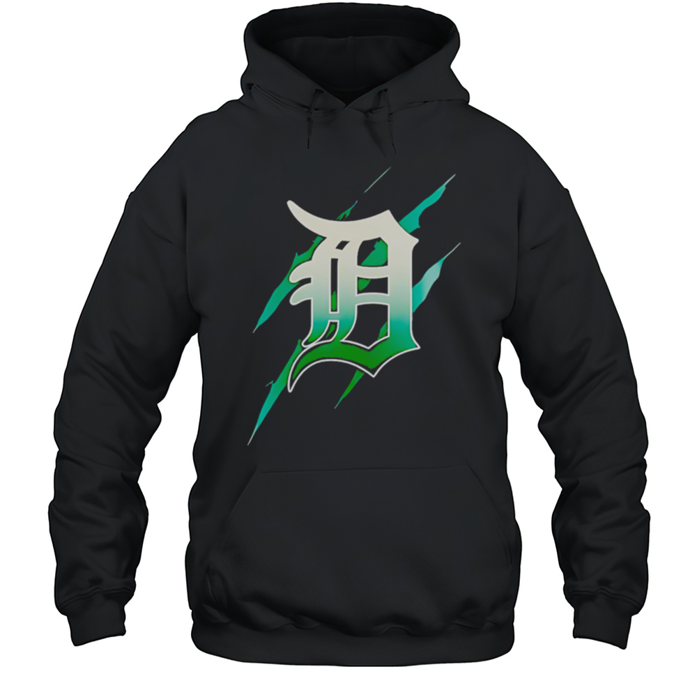Jurassic World Rebirth Detroit Tigers Logo Shirt Unisex Hoodie