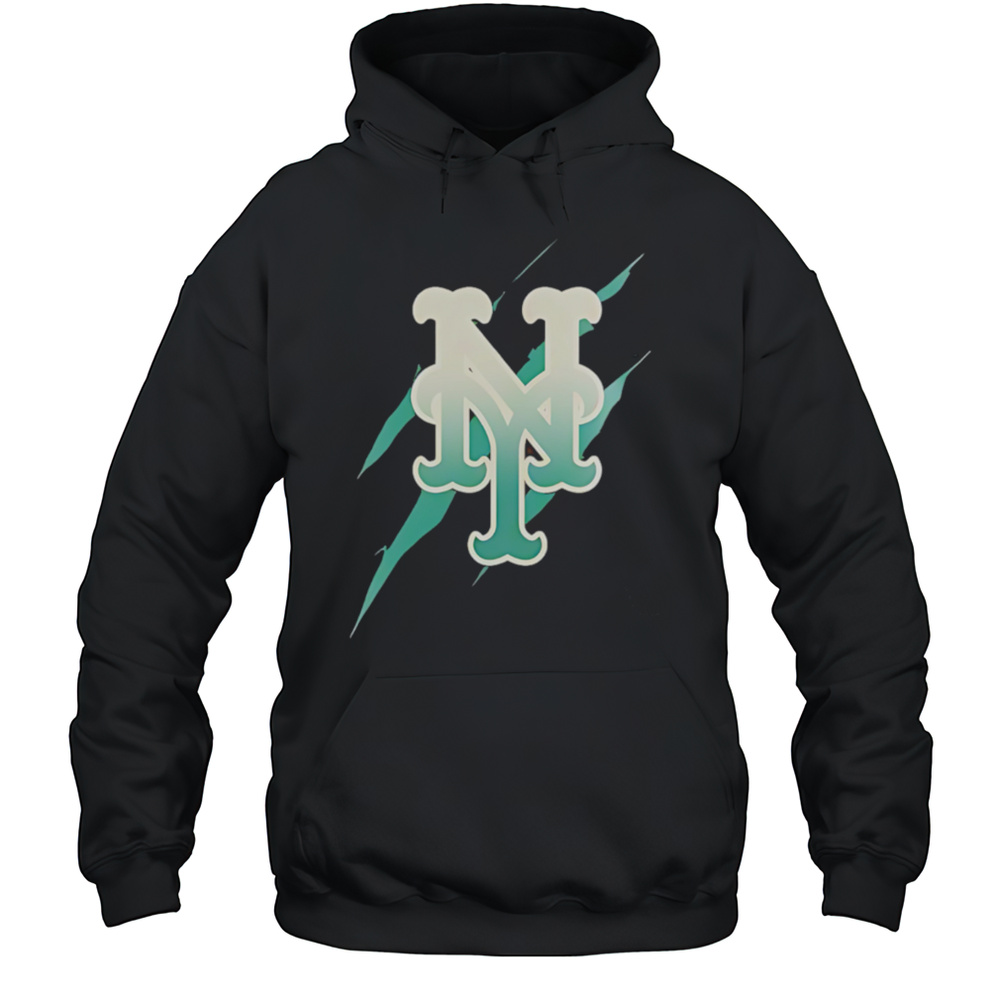 Jurassic World Rebirth New York Mets Logo Shirt Unisex Hoodie