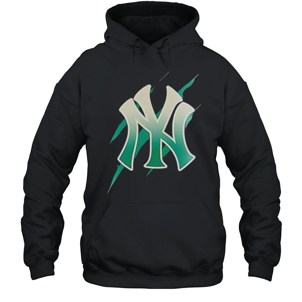 Jurassic World Rebirth New York Yankees Logo Shirt Unisex Hoodie