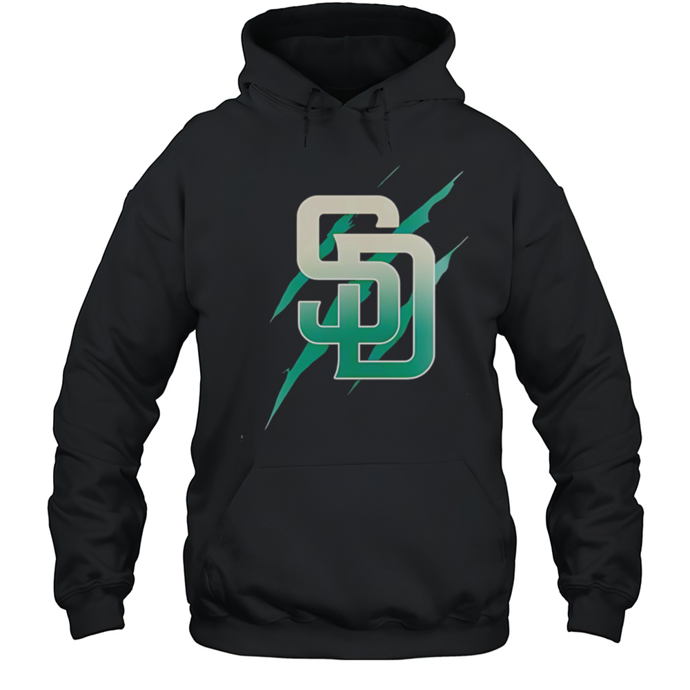 Jurassic World Rebirth San Diego Padres Logo Shirt Unisex Hoodie