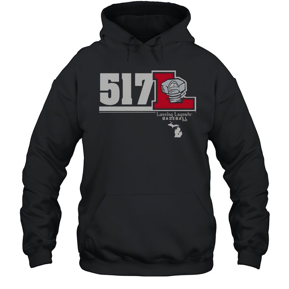 Lansing Lugnuts 517 T-Shirt Unisex Hoodie