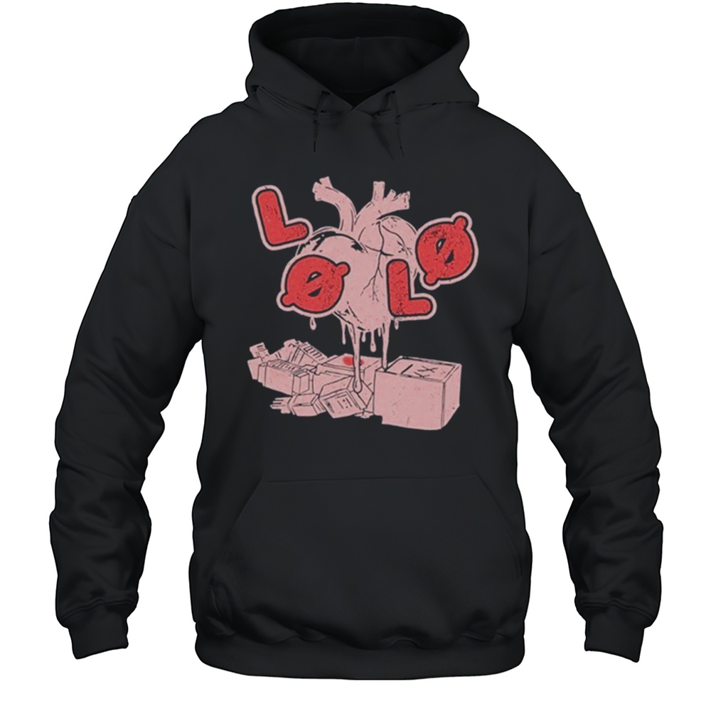 Lolo X Softside Lolo Heart Robot Shirt Unisex Hoodie
