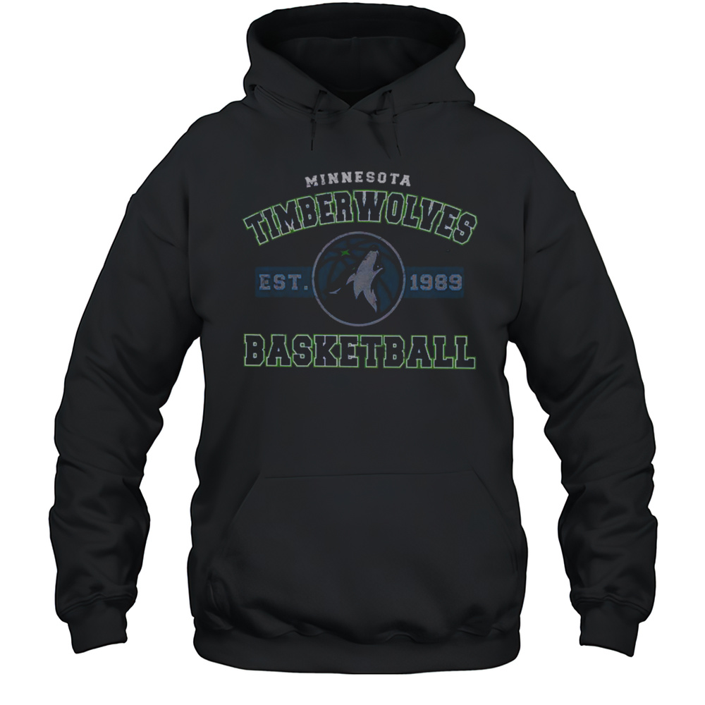 Majestic Threads Navy Minnesota Timberwolves T-Shirt Unisex Hoodie