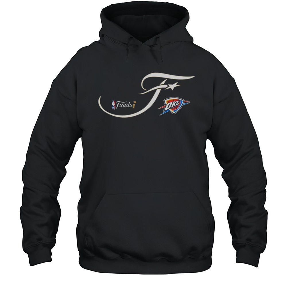 Oklahoma City Thunder 2025 NBA Finals Sportiqe Script Shirt Unisex Hoodie