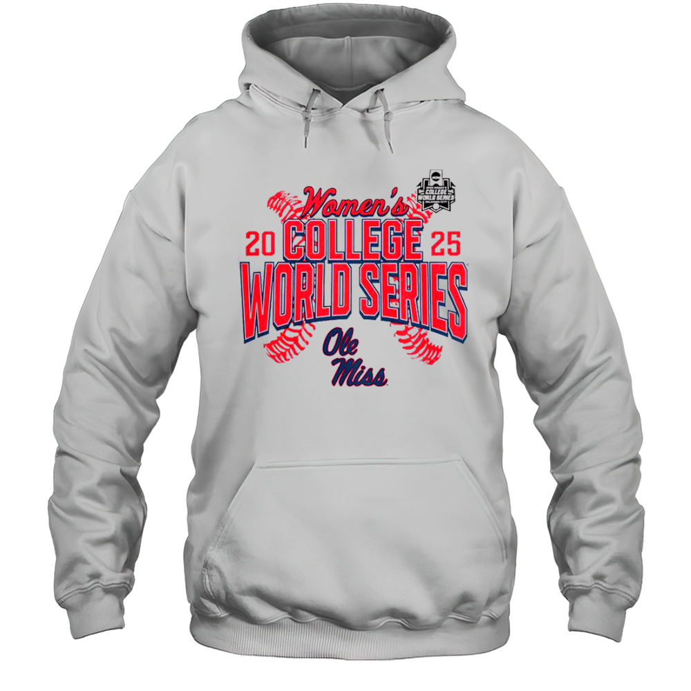 Ole Miss Rebels 2025 NCAA Softball Womens College World Series T-Shirt Unisex Hoodie