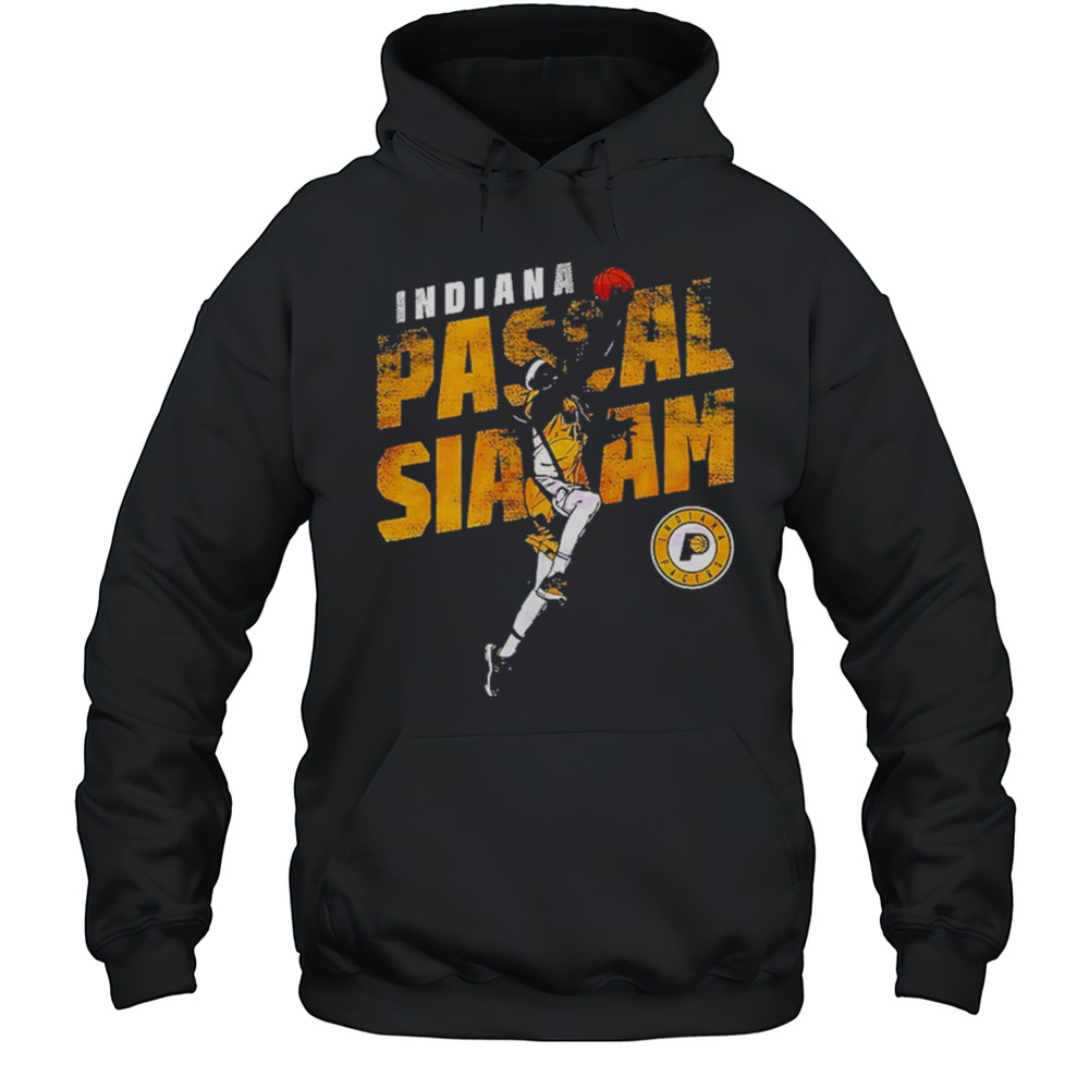 Pascal Siakam Indiana Pacers Basketball Slant Nba Player Vintage Shirt Unisex Hoodie