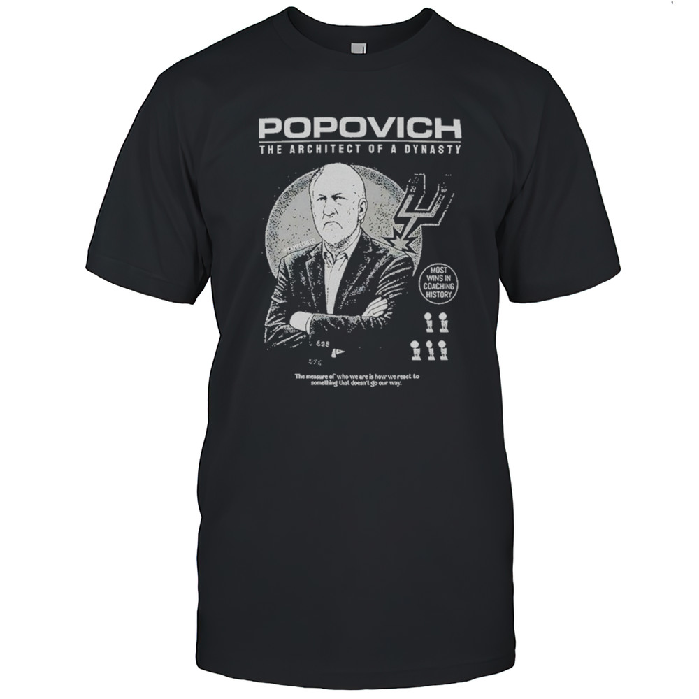 Popovich The Architect Of A Dynasty Shirt