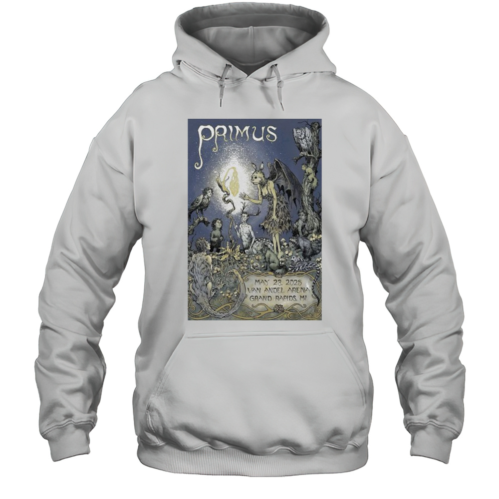 Primus In Grand Rapids MI On May 28 2025 Poster Shirt Unisex Hoodie