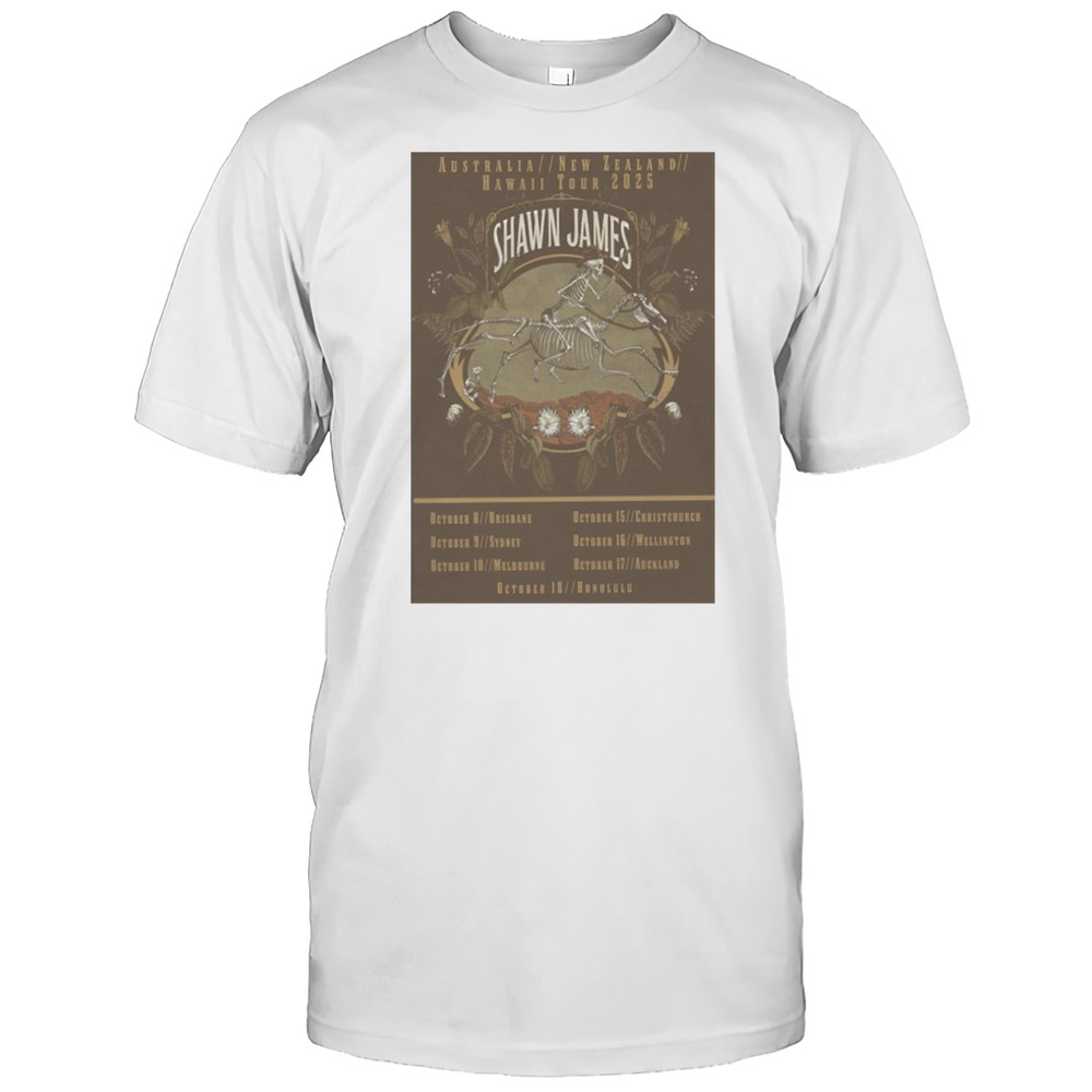 Shawn James October 2025 Tour Poster Shirt