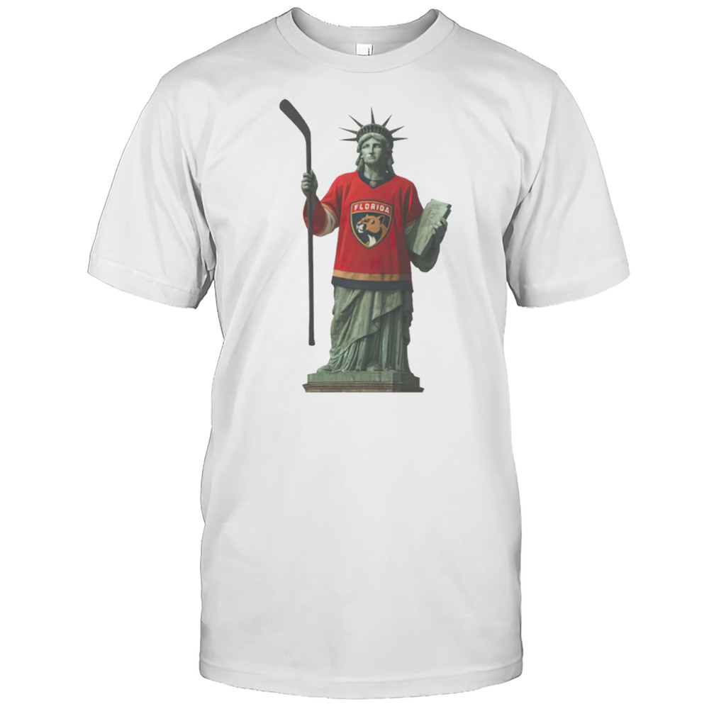 Statue Of Liberty Panthers Hockey NHL Shirt