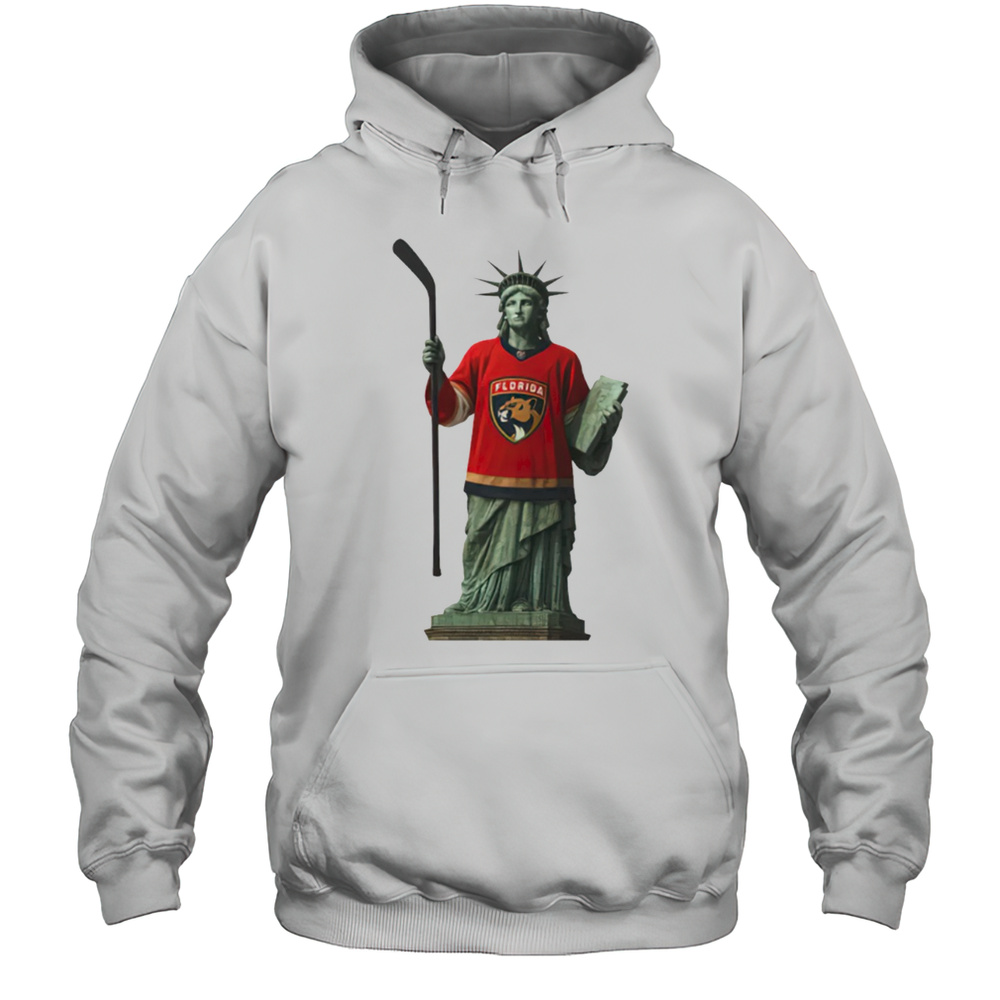 Statue Of Liberty Panthers Hockey NHL Shirt Unisex Hoodie