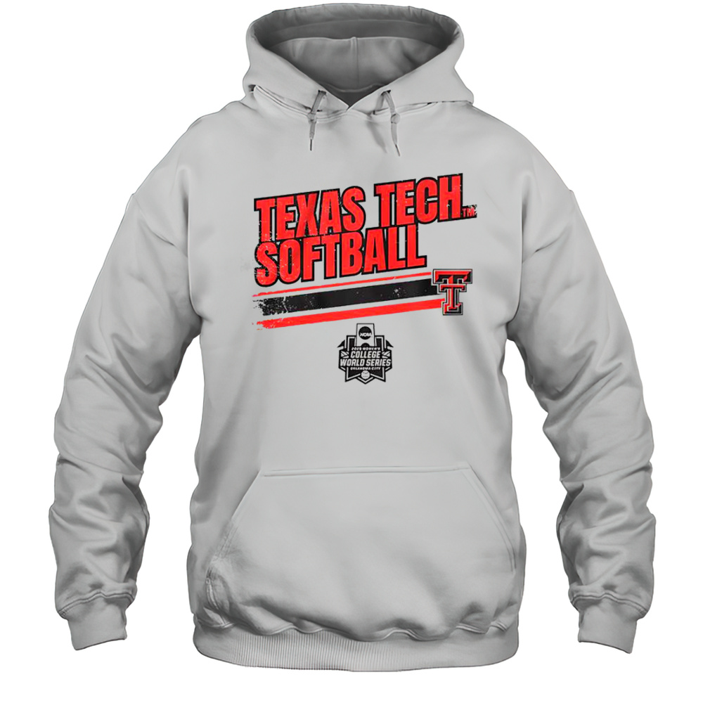 Texas Tech Softball Womens College World Series Stripe T-Shirt Unisex Hoodie