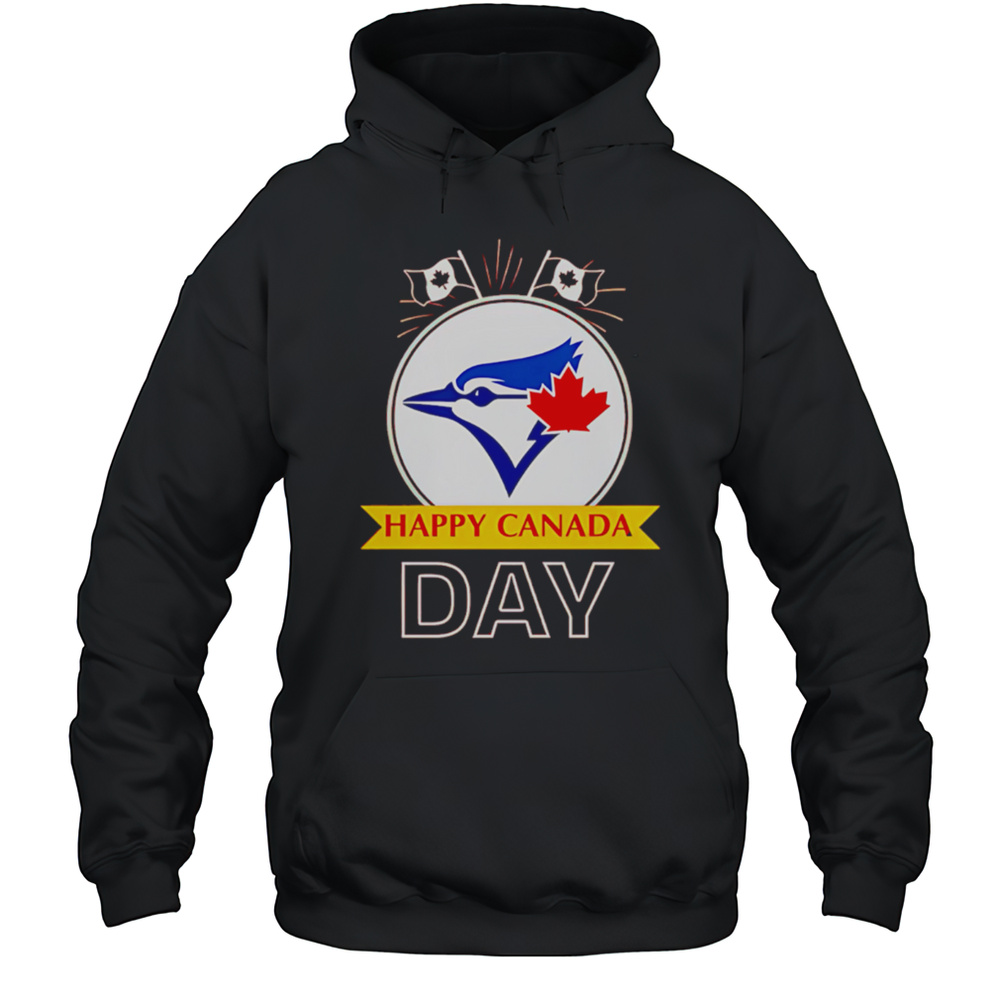 Toronto Blue Jays X Happy Canada Day 2025 Shirt Unisex Hoodie
