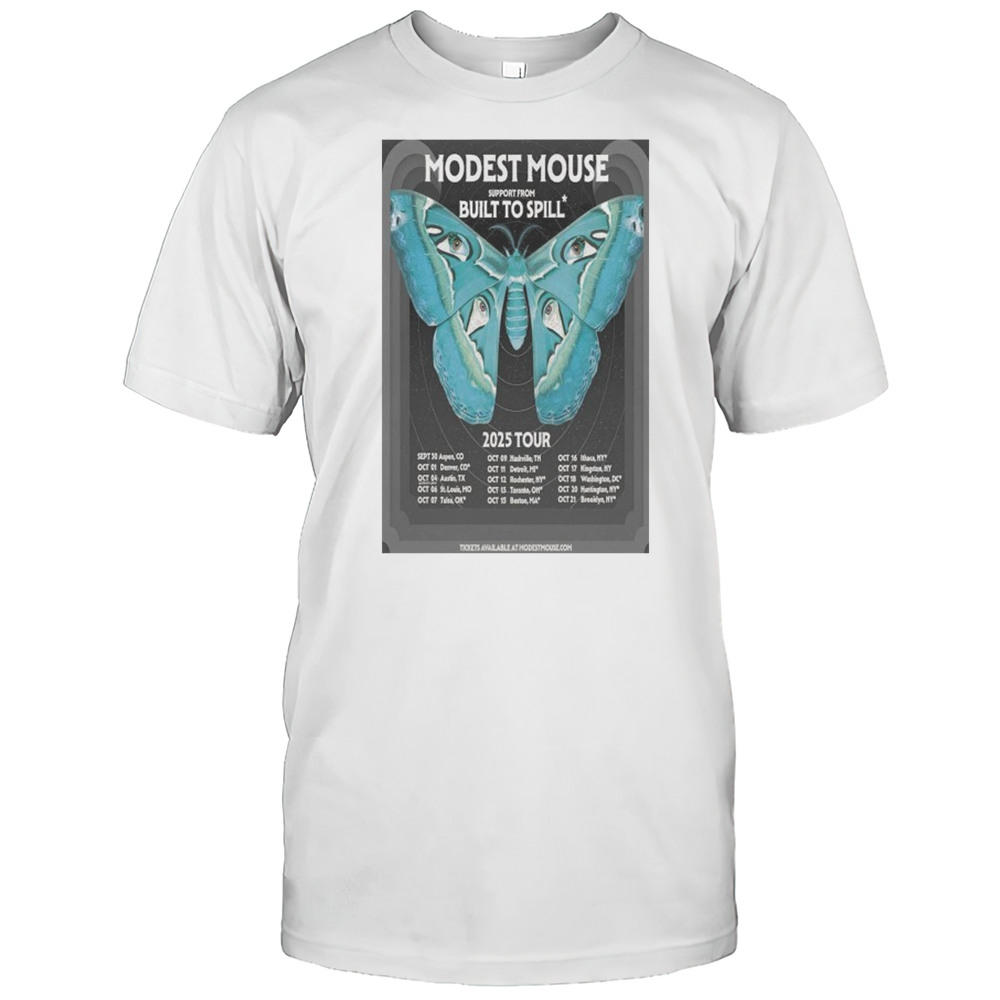 Tour Fall 2025 Modest Mouse  Built To Spill Poster Shirt