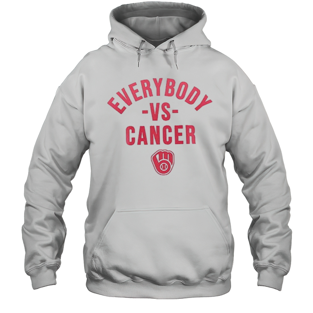 2025 Brewers Everybody Vs Cancer Awareness Day Shirt Unisex Hoodie