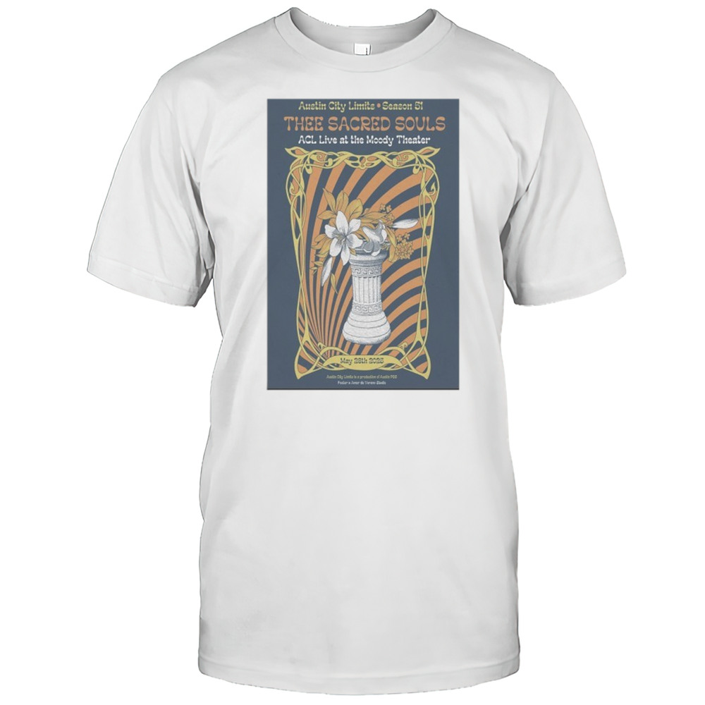 2025 Tour Austin TX Thee Sacred Souls Poster Shirt
