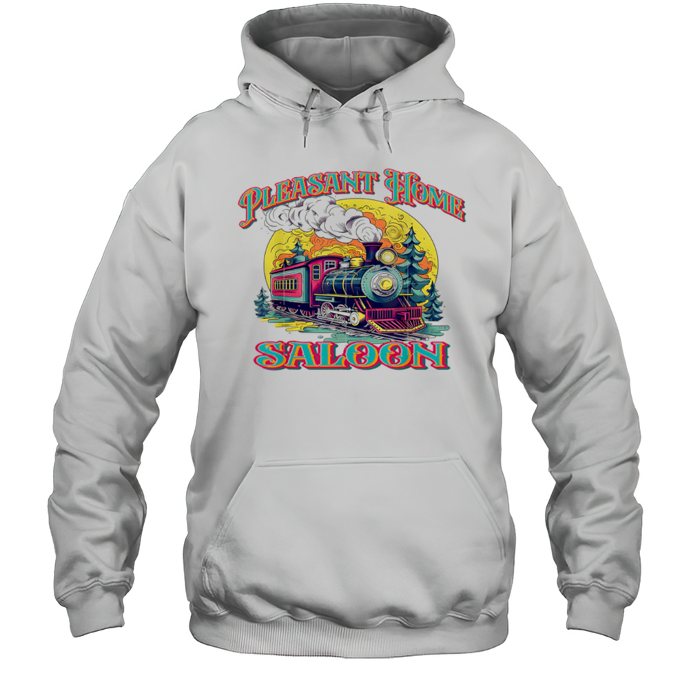 Pleasant Home Saloon Nostalgic Steamboat Amidst Nature Pride Shirt Unisex Hoodie