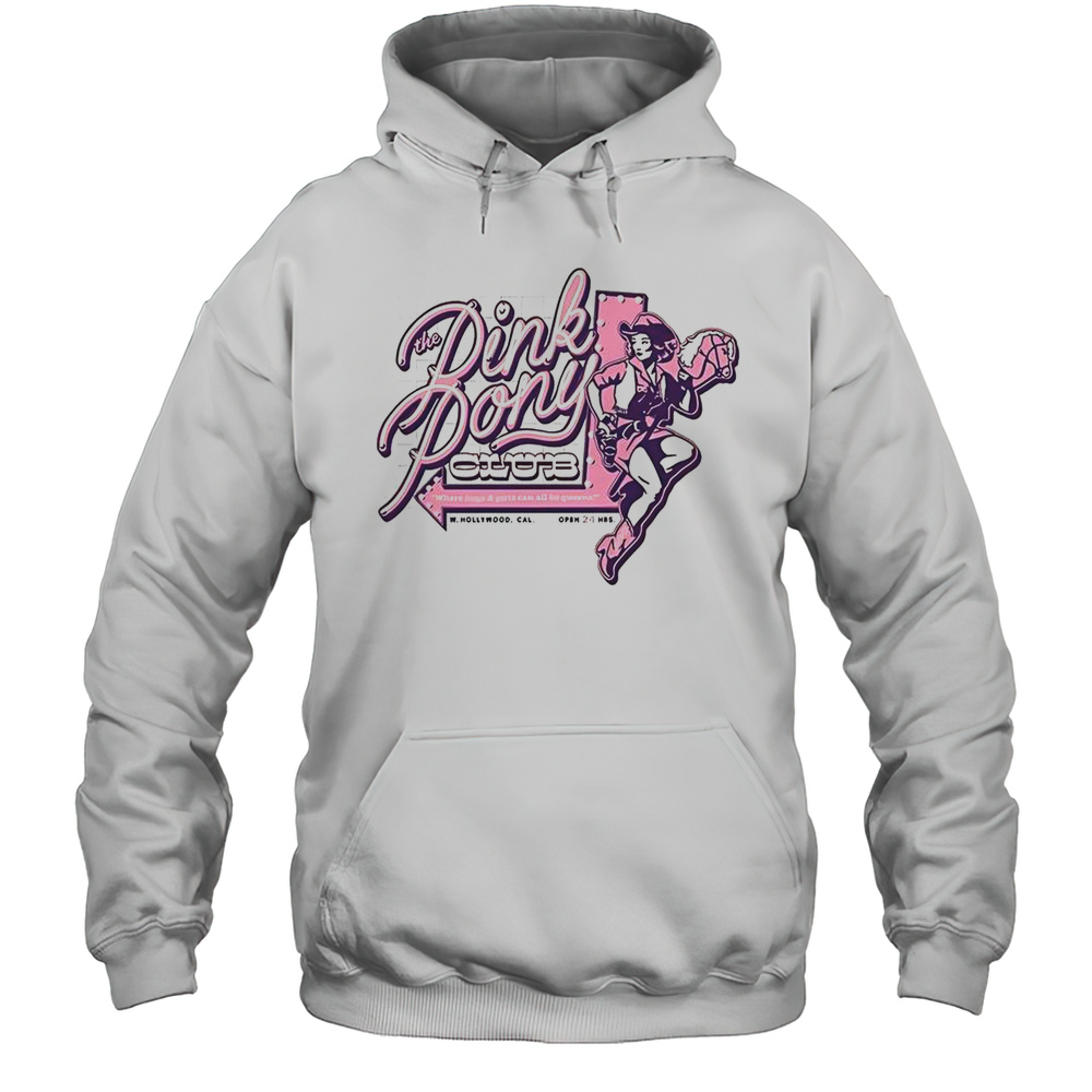 The Pink Pony Club Hollywood Cowgirl T-Shirt Unisex Hoodie