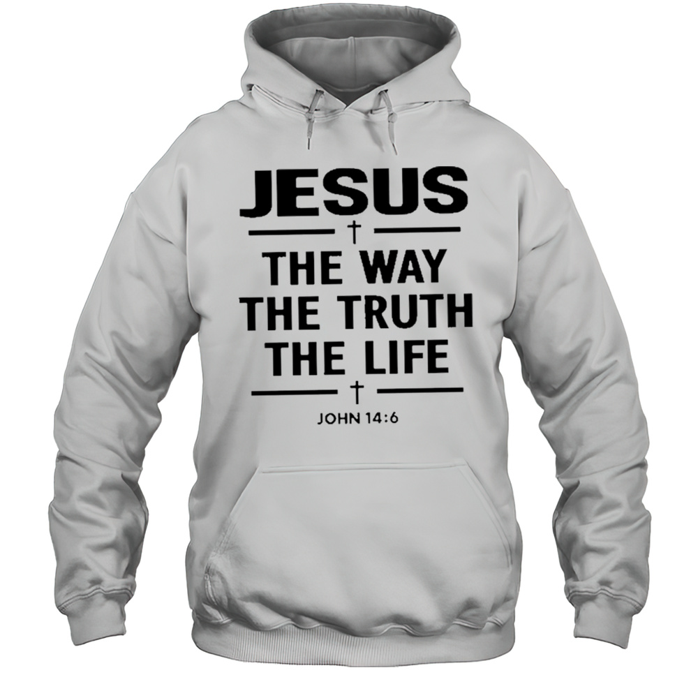 Alisson Becker Wearing Jesus The Way The Truth The Life Shirt Unisex Hoodie