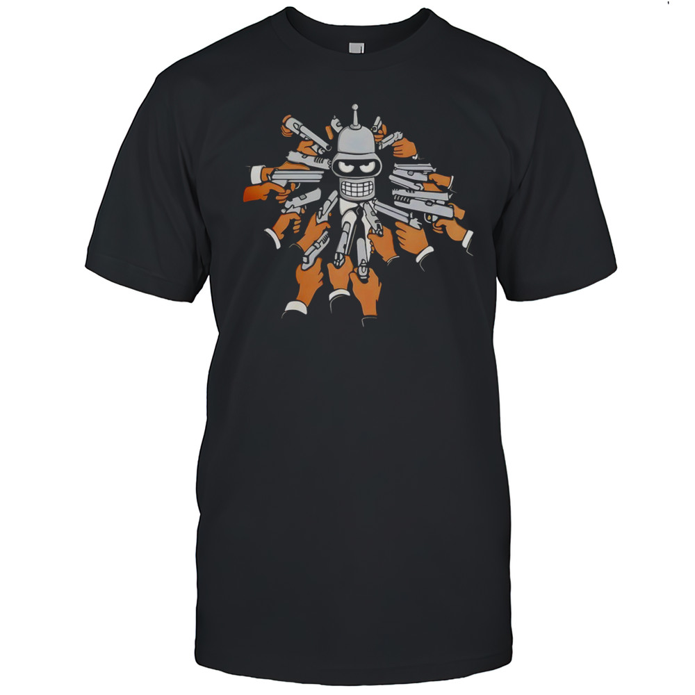 Bender Futurama Wick Cartoon Shirt