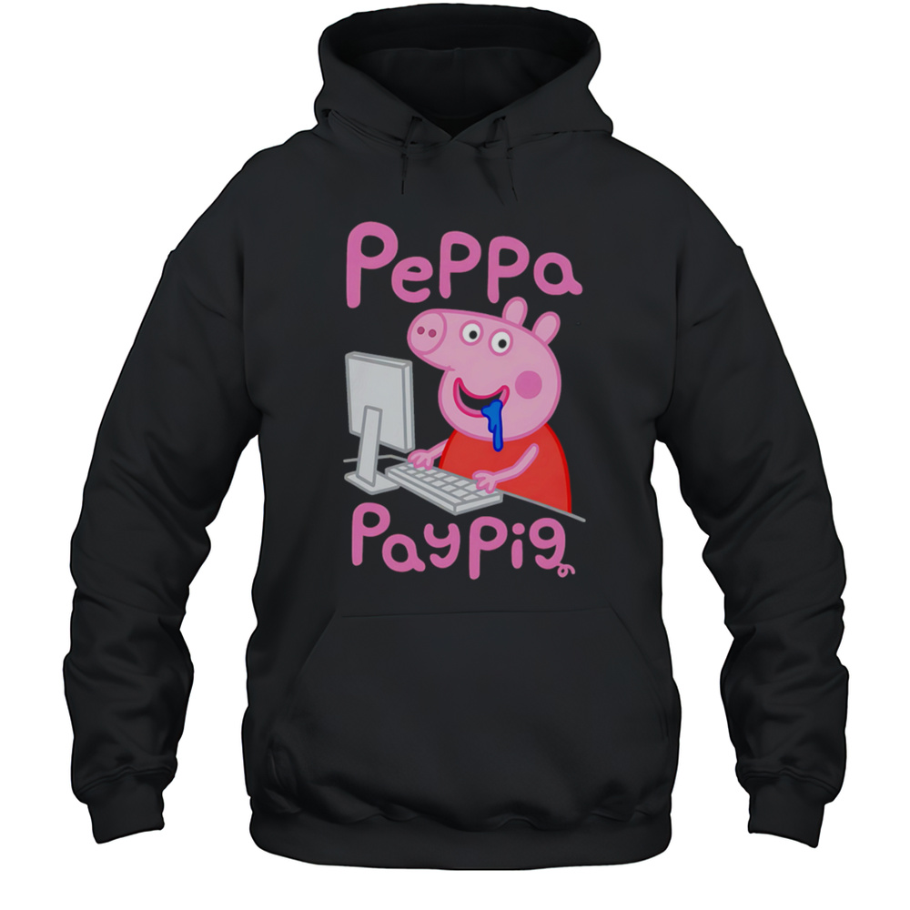 Cartoon Pay Pig Shirt Unisex Hoodie