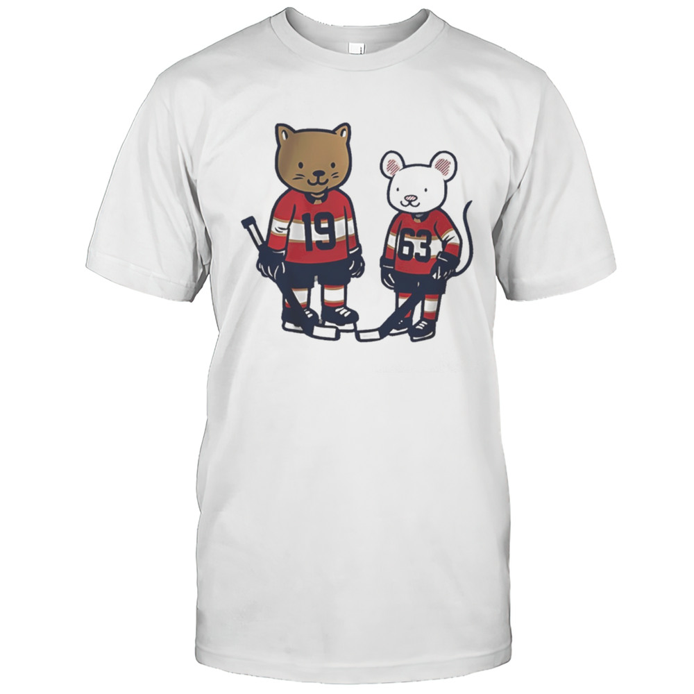 Cat And Rat X Matthew Tkachuk And Brad Marchand Florida Panthers NHL Hockey Shirt