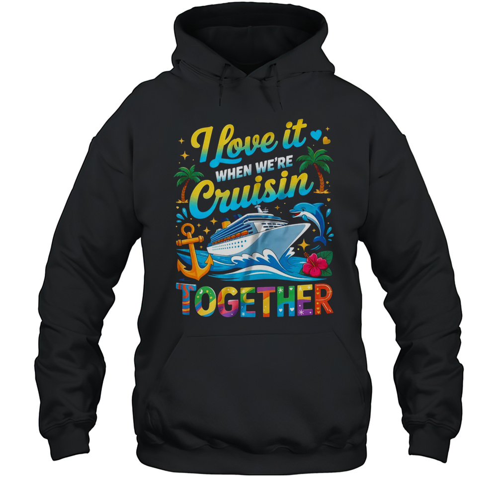 Cruise Squad 2025 Crusin Summer Vacation Matching Family Shirt Unisex Hoodie
