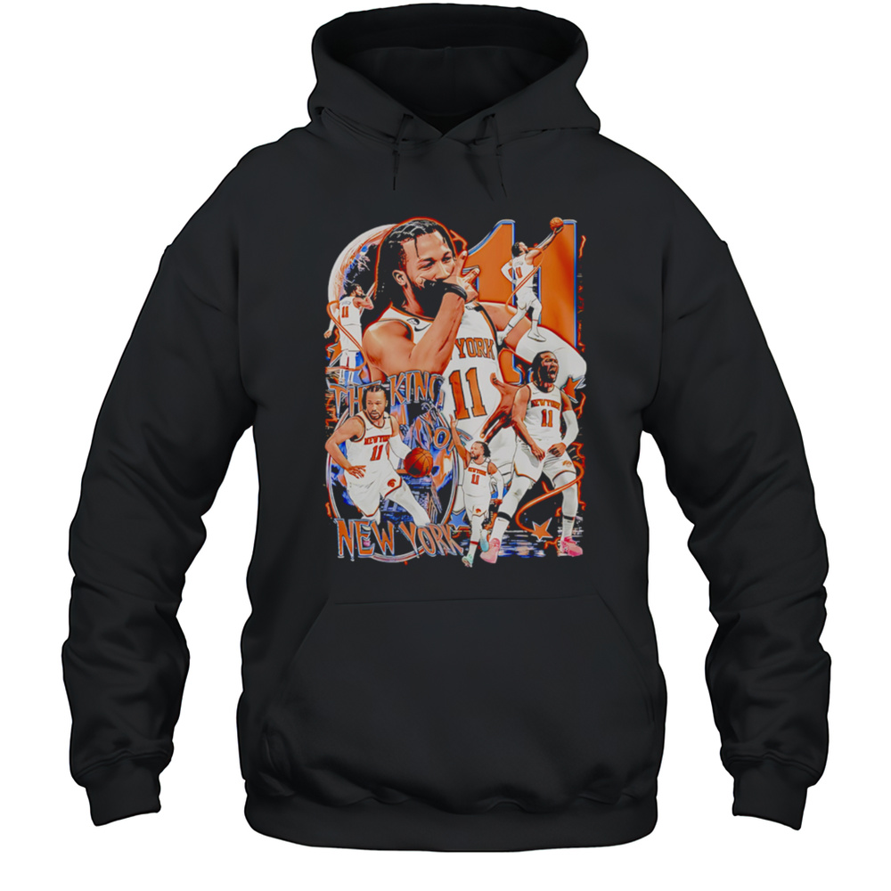 Jalen Brunson Number 11 King New York Graphic Vintage Shirt Unisex Hoodie