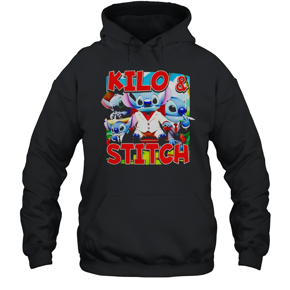 Kilo And Stitch Cartoon Shirt Unisex Hoodie