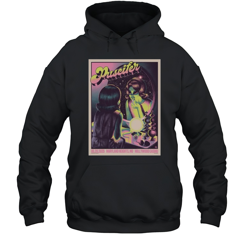 Puscifer May 29 2025 Maryland Heights Mo Hollywood Casino T-shirt Unisex Hoodie