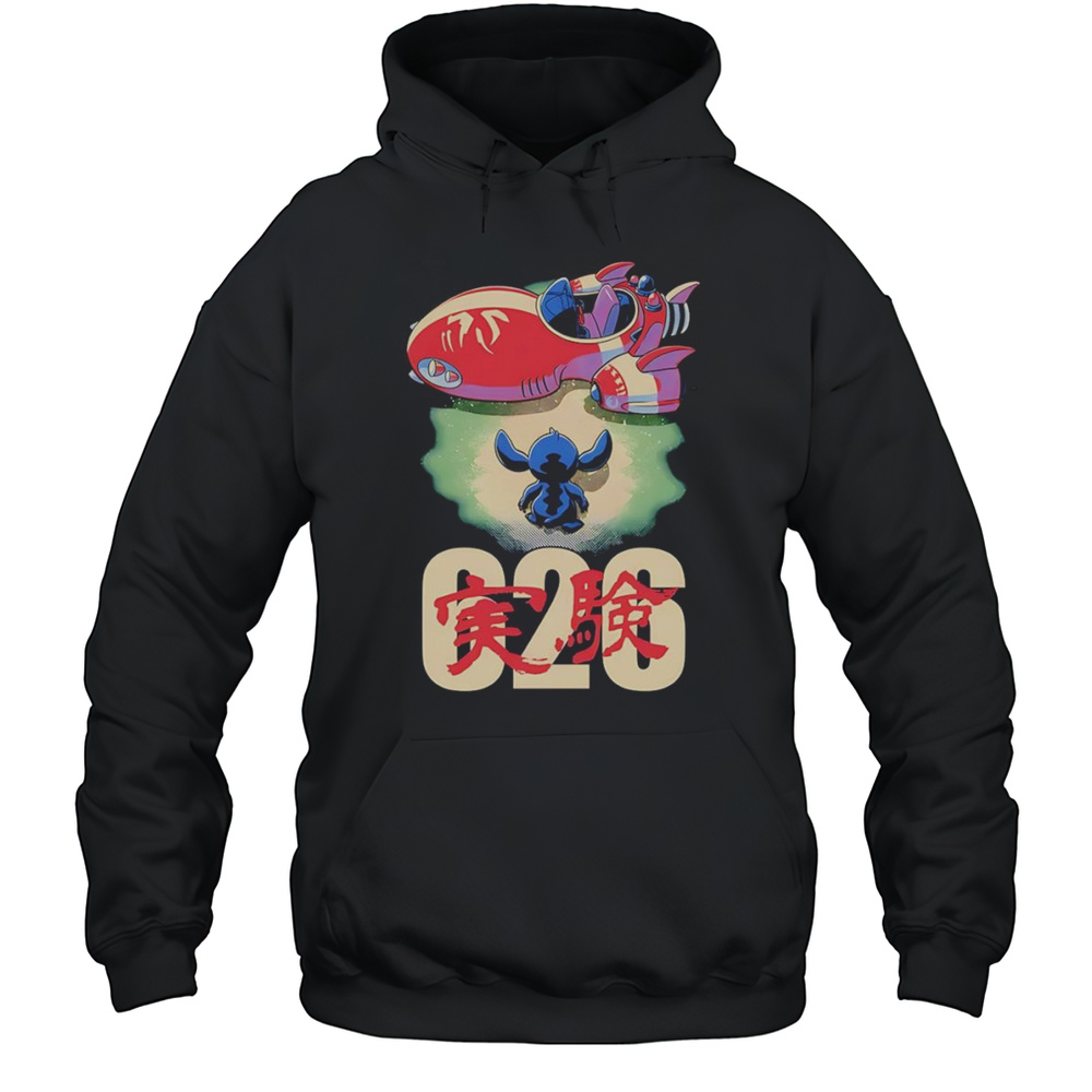 Stitch X Akira Anime Extraterrestrial Spaceship Shirt Unisex Hoodie
