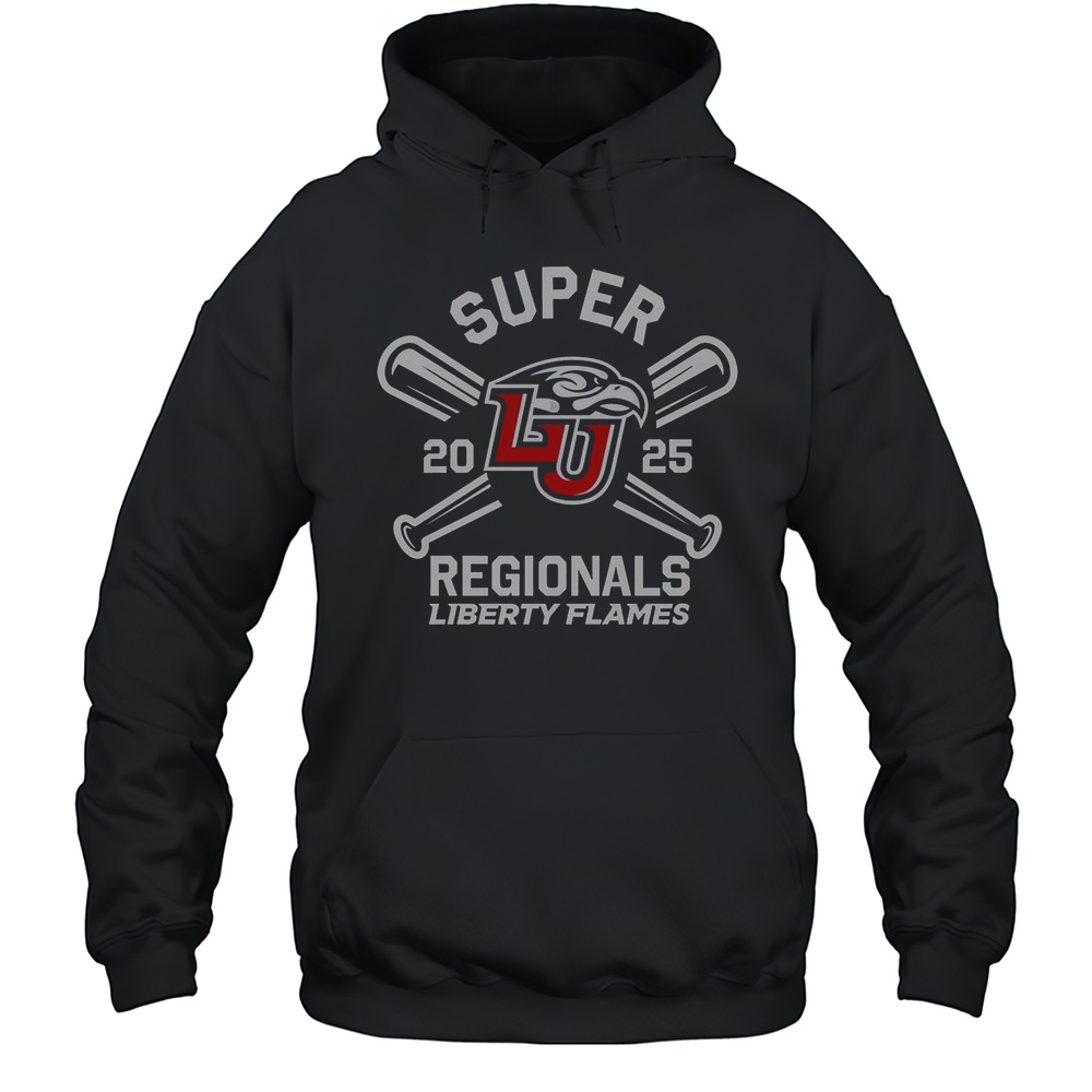 Super Regionals Liberty Flames Nike Softball T-Shirt Unisex Hoodie