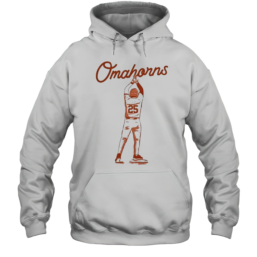 Texas Longhorns Omahorns The Road To Omaha Shirt Unisex Hoodie