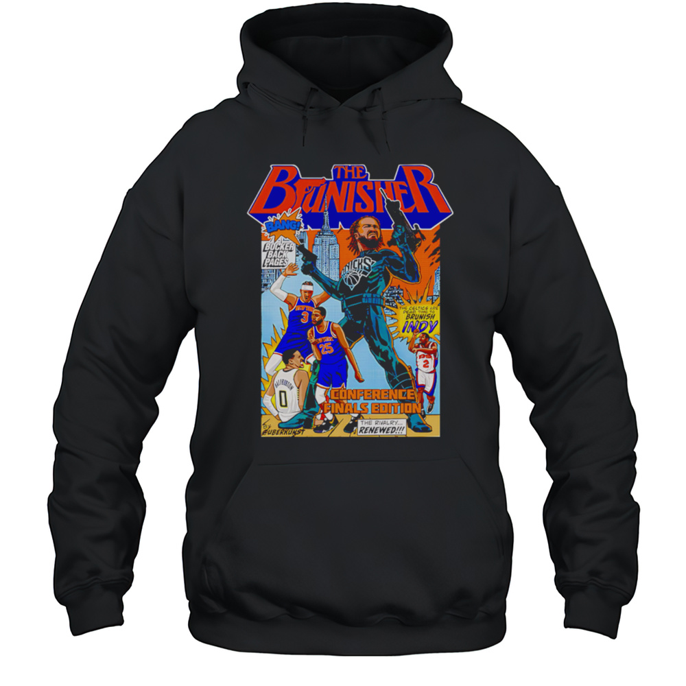 The Brunisher 2025 Conference Finals Edition Knicks Shirt Unisex Hoodie