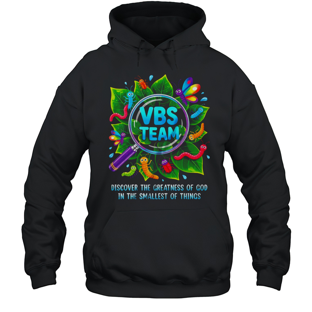 VBS Team 2025 Magnified Smallest Insects Adventure VBS Shirt Unisex Hoodie