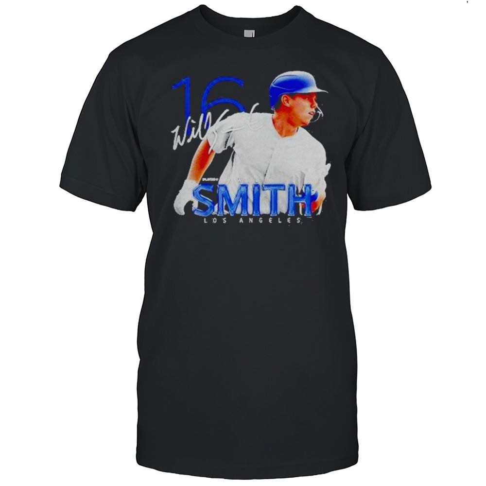 Will Smith 16 Los Angeles Dodgers Signature Shirt