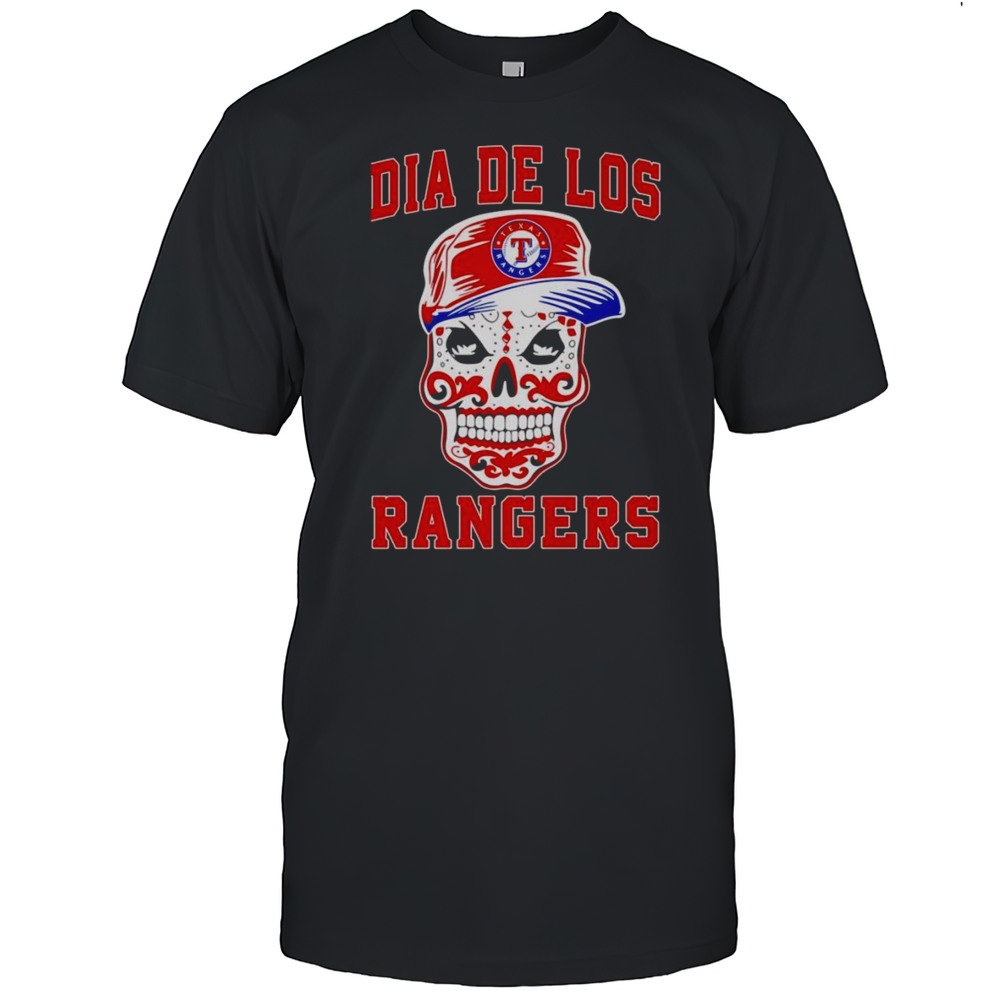 Dia De Los Sugar Skull Texas Rangers Shirt
