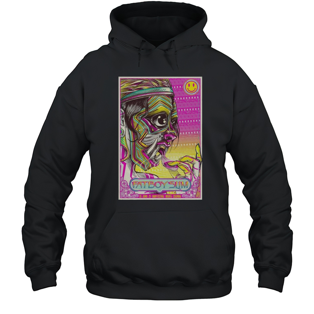 Fatboy Slim 6-1-2025 Baum Festival In Bogota Colombia Shirt Unisex Hoodie