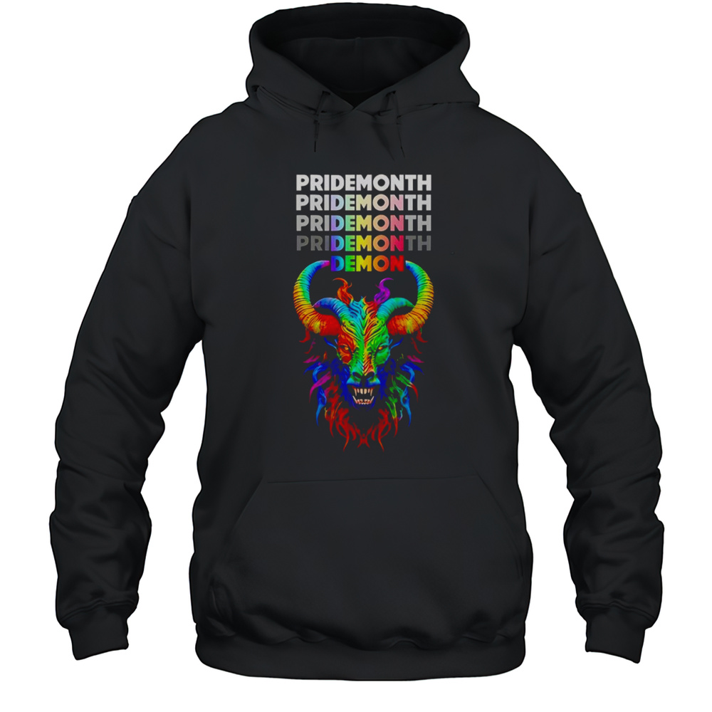 Goat Pride Month Demon Shirt Unisex Hoodie